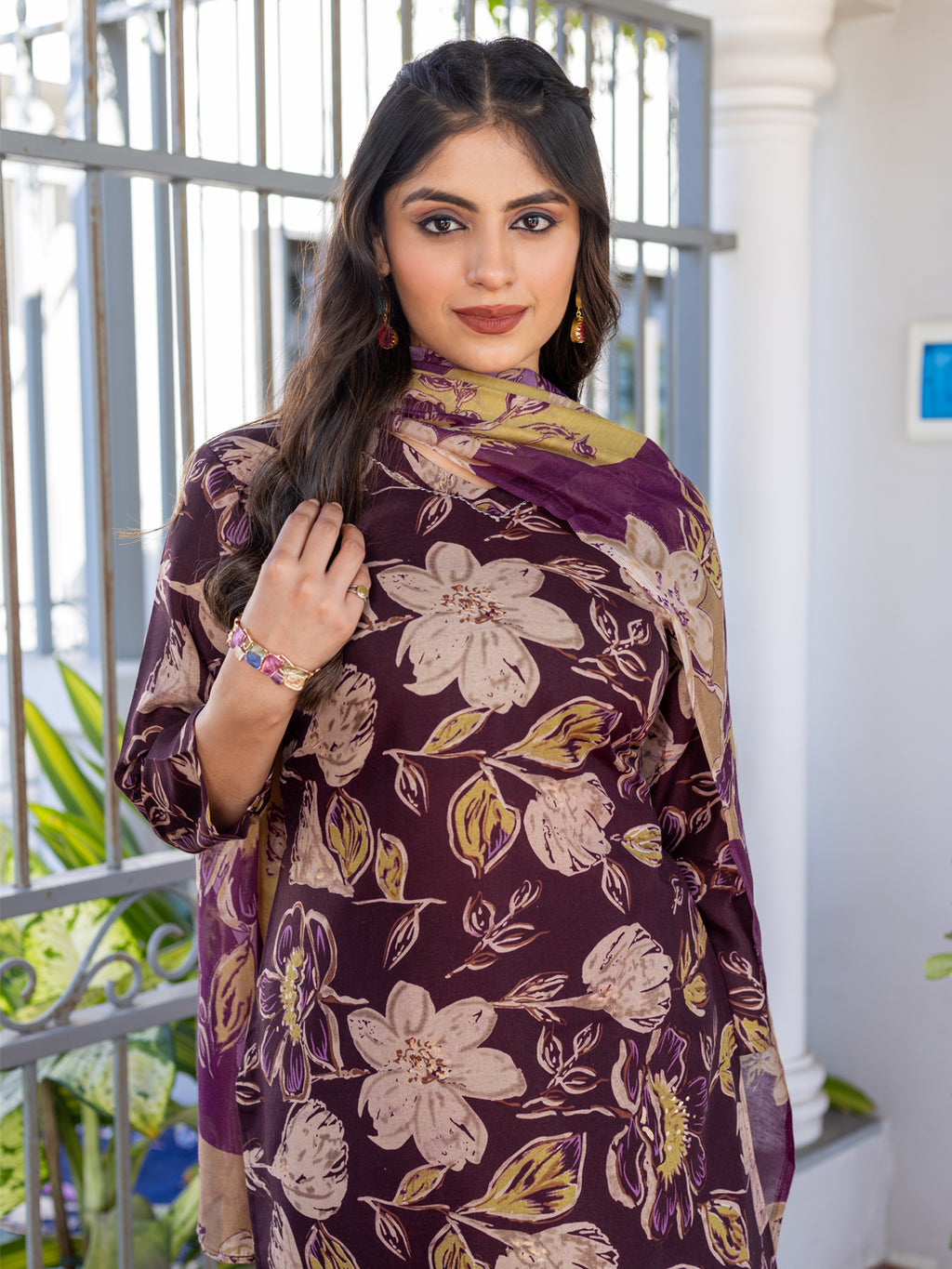 Fully Stiched Cotton Kurti Pant Dupatta