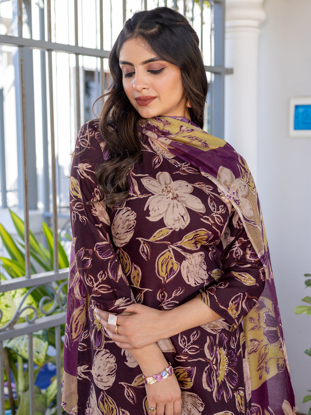 Fully Stiched Cotton Kurti Pant Dupatta