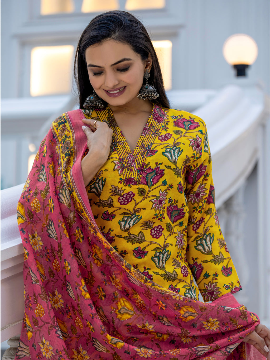 Fully Stiched Rayon Kurti Pant Dupatta