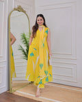 Fully Stiched Rayon Printed Kurti Pant Dupatta