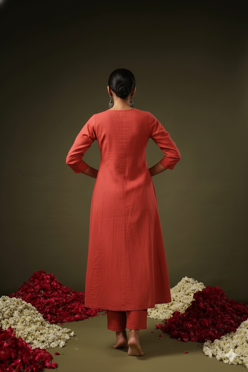Fully Stiched Rayon Printed Kurti Pant Dupatta