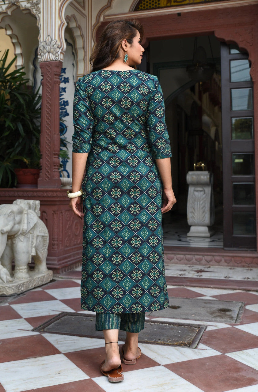 Fully Stiched Rayon Printed Kurti Pant Dupatta