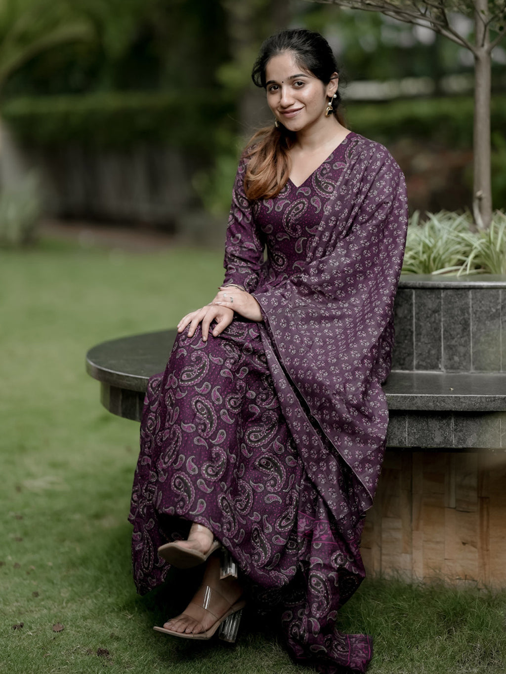 Fully Stiched Rayon Printed Kurti Pant Dupatta