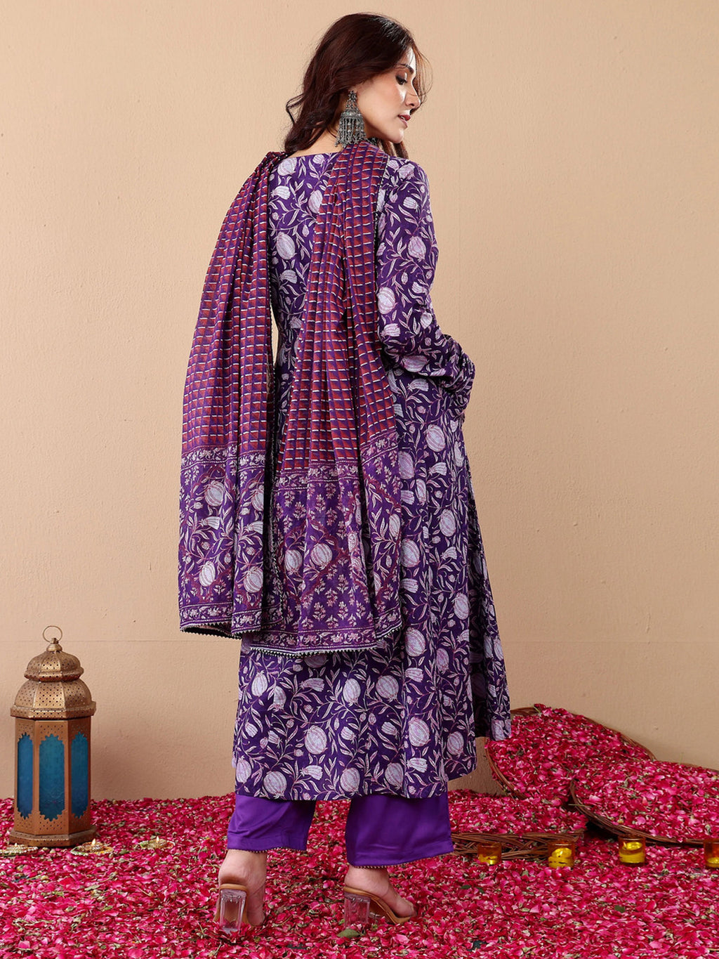 Fully Stiched Rayon Printed Kurti Pant Dupatta