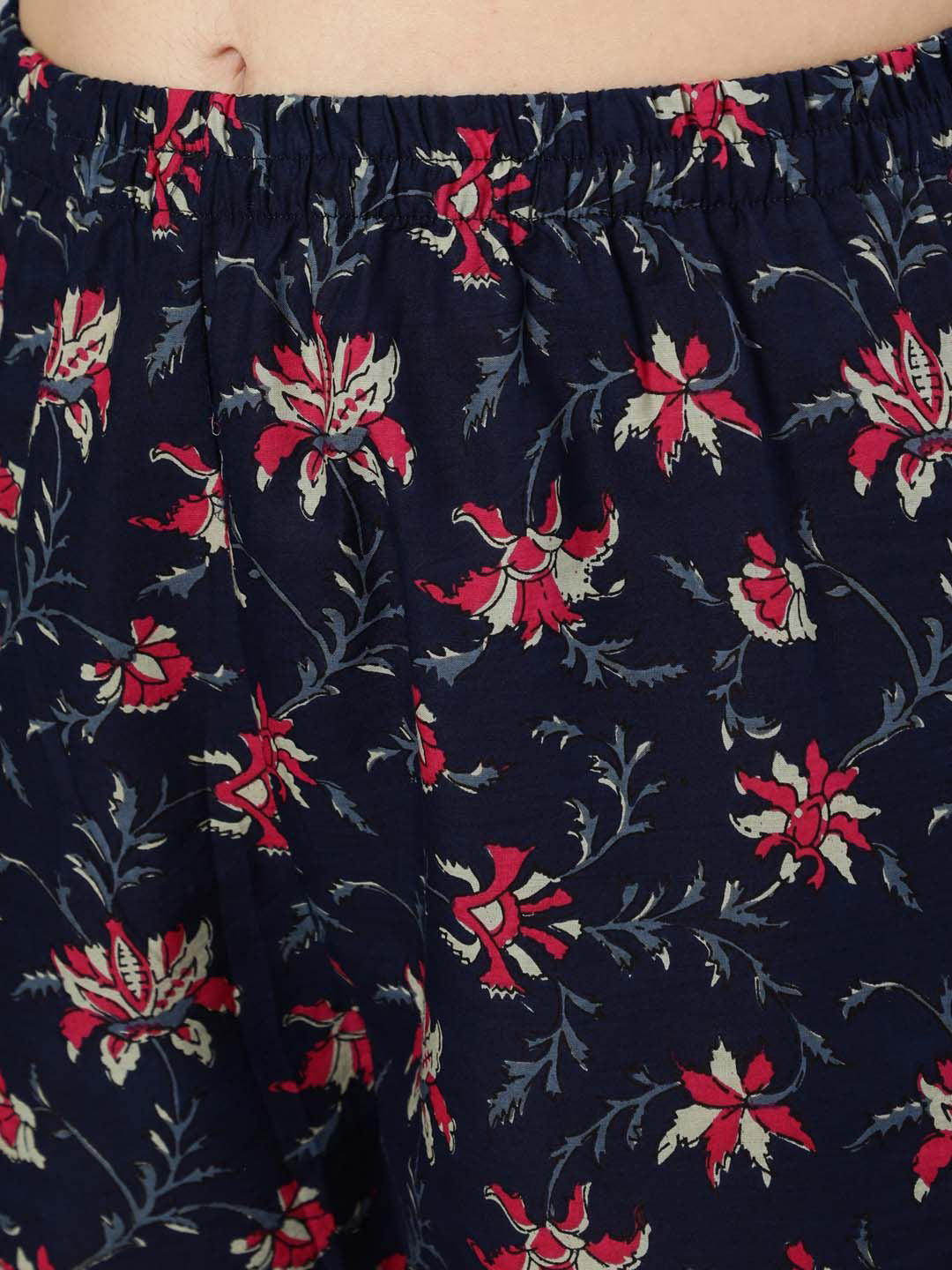 Fully Stiched Rayon Printed Kurti Pant Dupatta